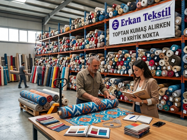 Toptan kumaş alımında yanlış tedarikçi seçimi maliyetli hatalara yol açar. Gramajdan MOQ'ya, 10 maddede güvenli ve karlı toptan kumaş alımının sırları. Hedef anahtar kelimeler: toptan kumaş, toptan kumaş alırken dikkat edilmesi gerekenler, güvenilir kumaş tedarikçisi, kumaş MOQ, kumaş gramaj testi